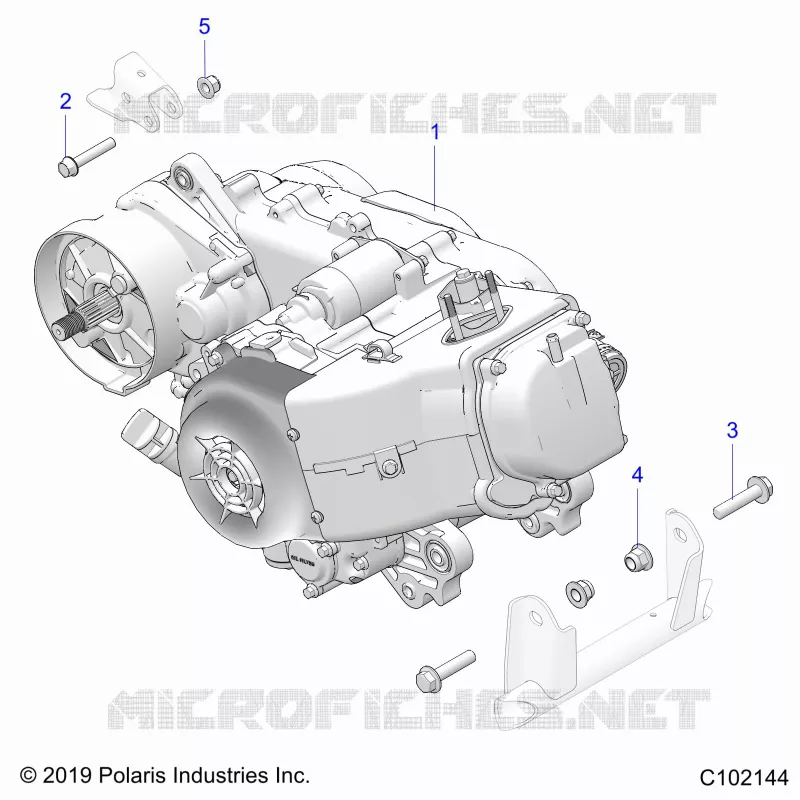 MOTEUR, MOTEUR AND TRANSMSSION MOUNTING