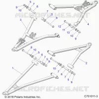 SUSPENSION AVANT CONTROL ARMS
