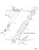 SUSPENSION ARRIERE SHOCK MOUNTING