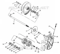 SYSTÈME DE TRANSMISSION 500 EFI 0963774 AND EUROPEAN 500 EFI E963774 (4936183618B009)