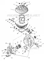 CARTERS MOTEUR AND CYLINDRE XPLORER 300 W969130 (4935903590C013)