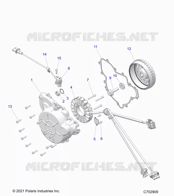 ENGINE, STATOR AND FLYROUE