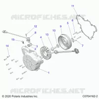 ENGINE, STATOR AND FLYROUE