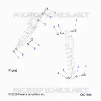 SUSPENSION, SUPPORT AMORTISSEUR , IFS