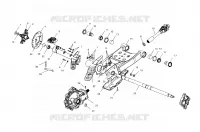 BRAS OSCILLANT/REAR/SUPPORT PONT