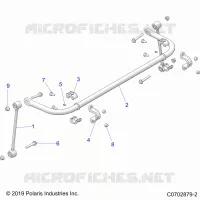 SUSPENSION, REAR BARRE STABILISATRICE