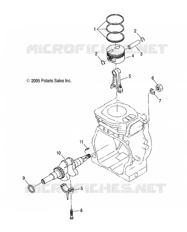 PISTON ET VILEBREQUIN