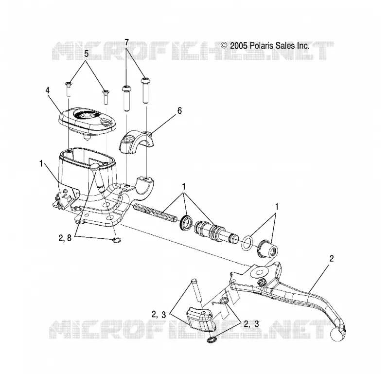 FREIN AVANT FREIN LEVER and MAITRE CYLINDRE