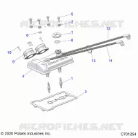 ENGINE, THROTTLE BODY AND COUVERCLE SOUPAPE