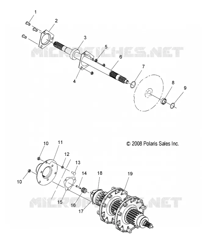 SYSTÈME DE TRANSMISSION, JACKSHAFT AND ARBRE DE TRANSMISSION