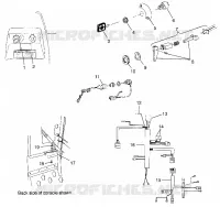 ALLUMAGE ET FAISCEAU ELECTRIQUE 500 RMK 0982964 and EUROPEAN 500 RMK E982964 (4942634263A014)