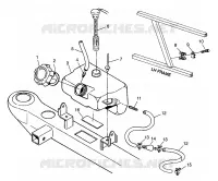 RESERVOIR D'HUILE BIG BOSS 6X6 400L W97AE38A (4940814081A014)