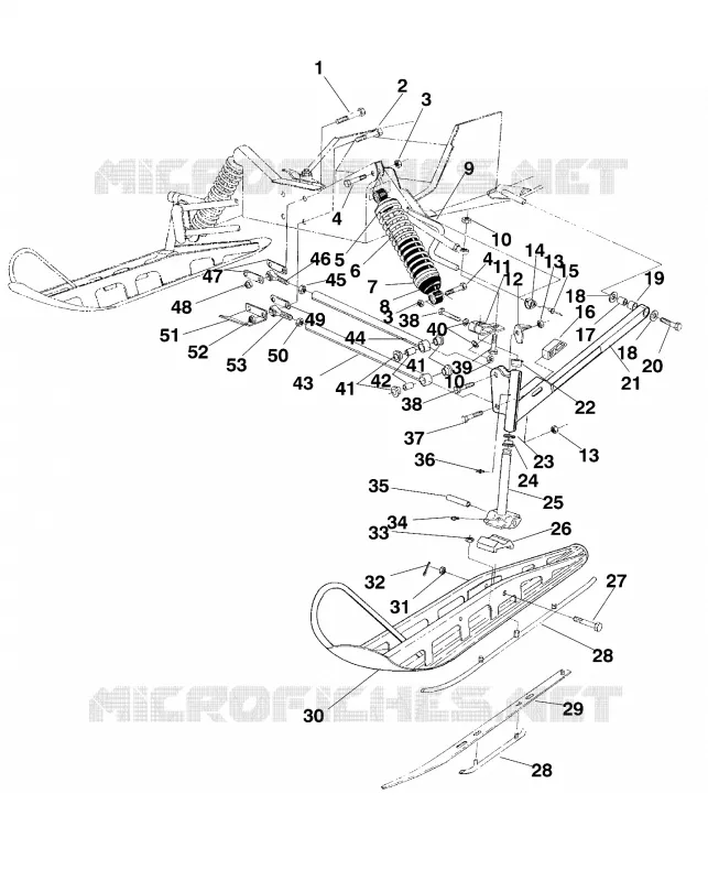 SUSPENSION AVANT AND SKI