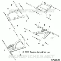 SUSPENSION ARRIERE CONTROL ARMS