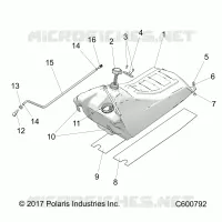 CARBURANT SYSTEM, CARBURANT TANK ASM.