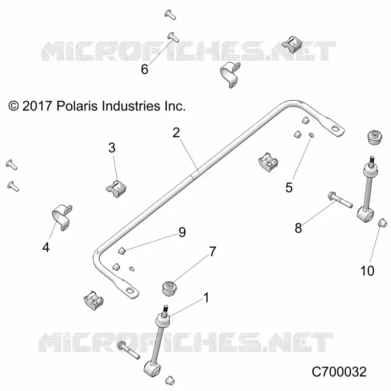 SUSPENSION, FRONT BARRE STABILISATRICE- R21RRK99A9/AP/AW/B9/BP/BW (C700032)