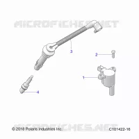 ELECTRICITE, IGNITION COIL, WIRE AND SPARK PLUG
