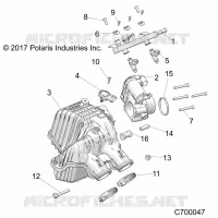 ENGINE, PRISE D'AIR MANIFOLD EVAP 50S