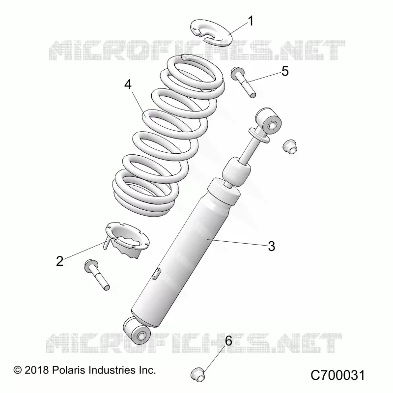 SUSPENSION, AMORTISSEUR AVANT MOUNTING