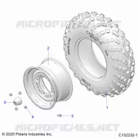 ROUES, FRONT TIRE
