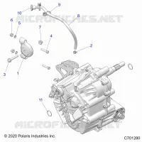 SYSTÃˆME DE TRANSMISSION, MAIN GEARCASE MOUNTING