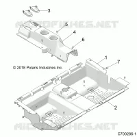 PLANCHER, REAR