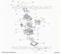 ENGINE, CRANKCASE AND VILEBREQUIN