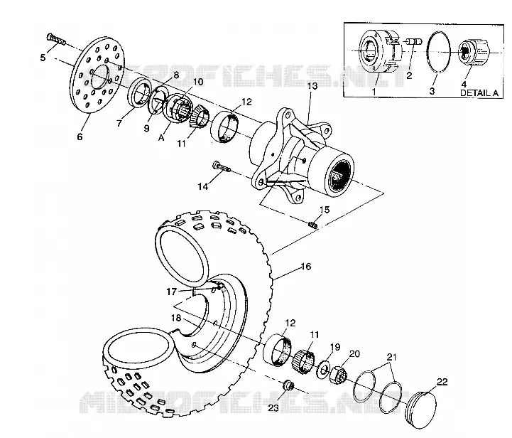 ROUE AVANT 4X4 350L / W938139 (4924052405015A)