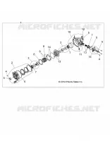 SYSTEME DE TRANSMISSION, FRONT GEARCASE INTERNALS