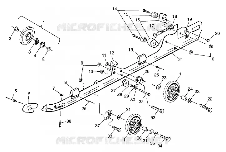 FIXATION RAIL (SUSPENSION)