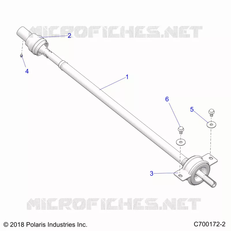 SYSTÃˆME DE TRANSMISSION, REAR PROP SHAFT