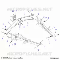 SUSPENSION ARRIERE TRAILING ARMS MOUNTING