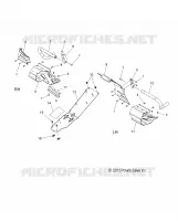 CHASSIS, PROTECTION D'EMBRAYAGE AND REPOSE PIEDS