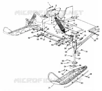 SUSPENSION AVANT AND SKI SUPER SPORT 0940743 (4927742774011A)