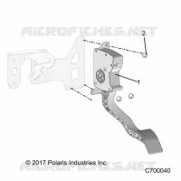 ENGINE, PEDALE D'ACCELERATEUR