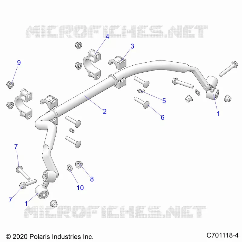 SUSPENSION, REAR BARRE STABILISATRICE