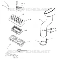 EVENT D'AERATION SL 700 B964066 and  Intl. SL 700 I964066 (4935633563B007)
