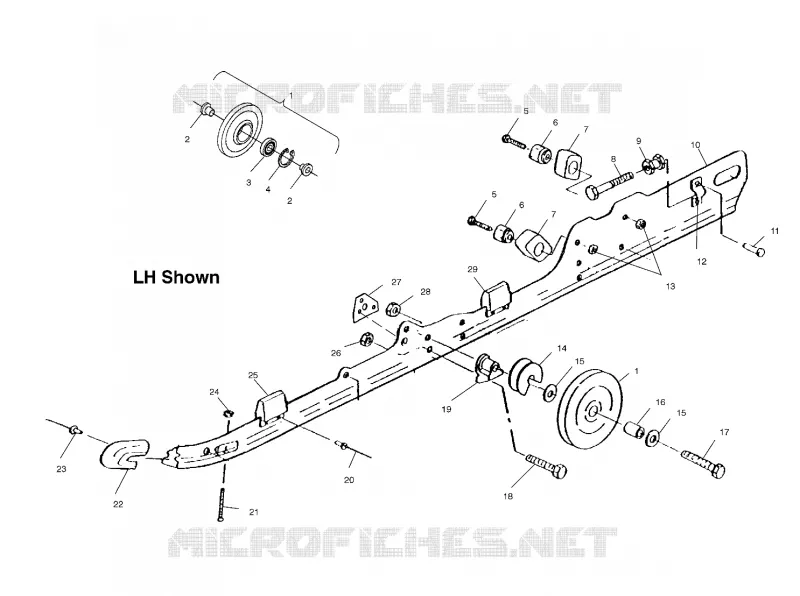 FIXATION RAIL (SUSPENSION)