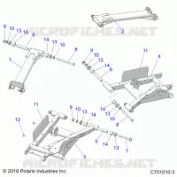 SUSPENSION ARRIERE CONTROL ARMS