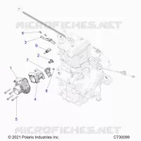 ENGINE, CORPS DE PAPILON AND FUEL RAIL