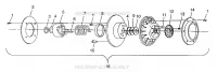 EMBRAYAGE DE TRANSMISSION 700 RMK 0970966, 700 SKS 0970566, AND EUROPEAN 700 SKS E97056 (4938573857C002)