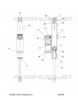 SUSPENSION, AMORTISSEUR ARRIERE TRACK