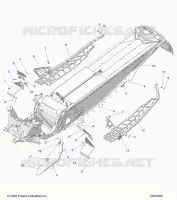 CHASSIS, PROTECTION D'EMBRAYAGE, FOOTRESTS, AND RUNNINGBOARDS