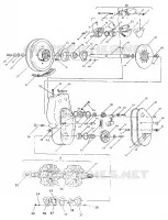 FREIN ET CARTER DE CHAINEE 500 AND 500 CLASSIC TO SERIAL NUMBER 1808614