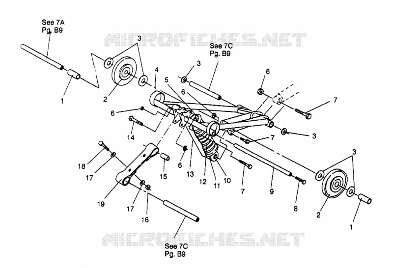 BRAS DE SUSPENSION AVANT LITE 0963433, EURO LITE E963433 AND LITE DELUXE 0963431 (4931663166B010)