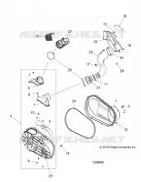 DRIVE TRAIN, COUVERCLE D'EMBRAYAGE AND DUCTING