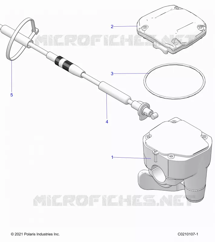 DIRECTION, CONTROLS, THROTTLE ASM. AND CABLE