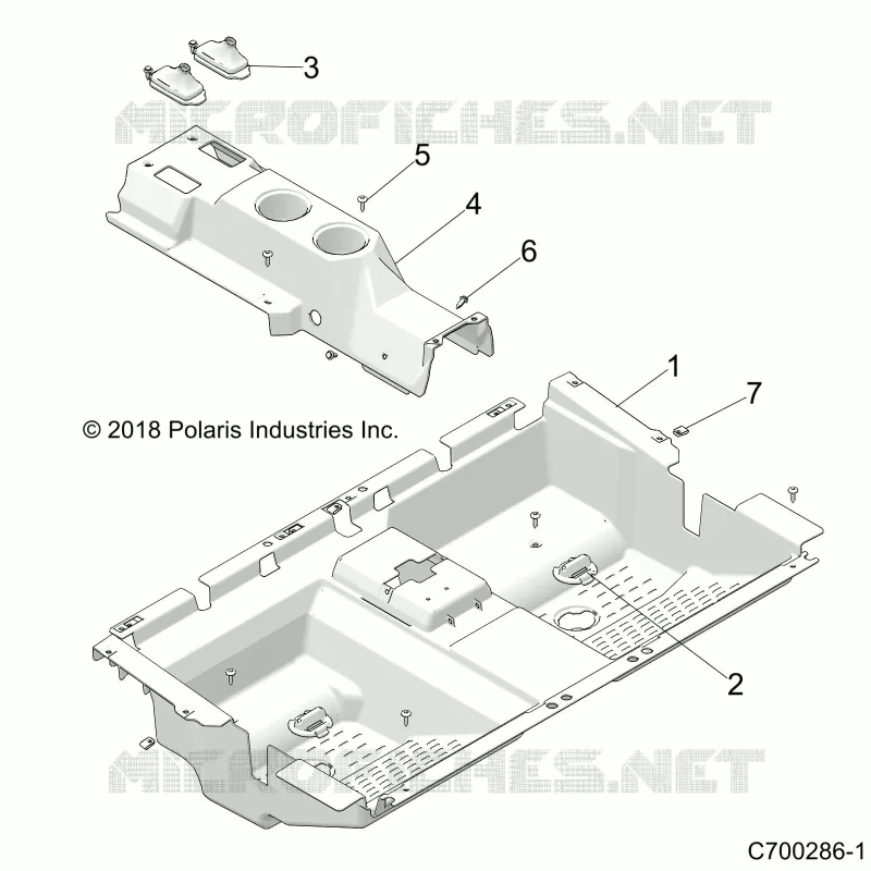 PLANCHER, REAR