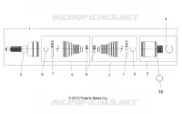 DRIVE TRAIN, TRANSMISSION ARRIERE SHAFT