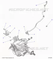 SYSTÃˆME DE TRANSMISSION, MAIN GEARCASE MOUNTING